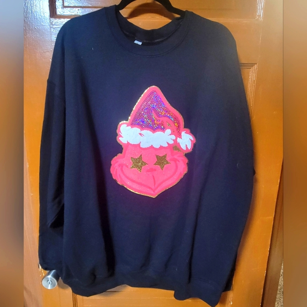 Chenile Patch Pullovers